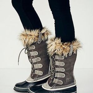 Sorel Joan of Artic Winter Boot Quarry/Black